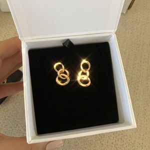 Mejuri curve link earrings